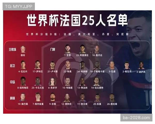 法国男足2026世界杯赛程时间一览